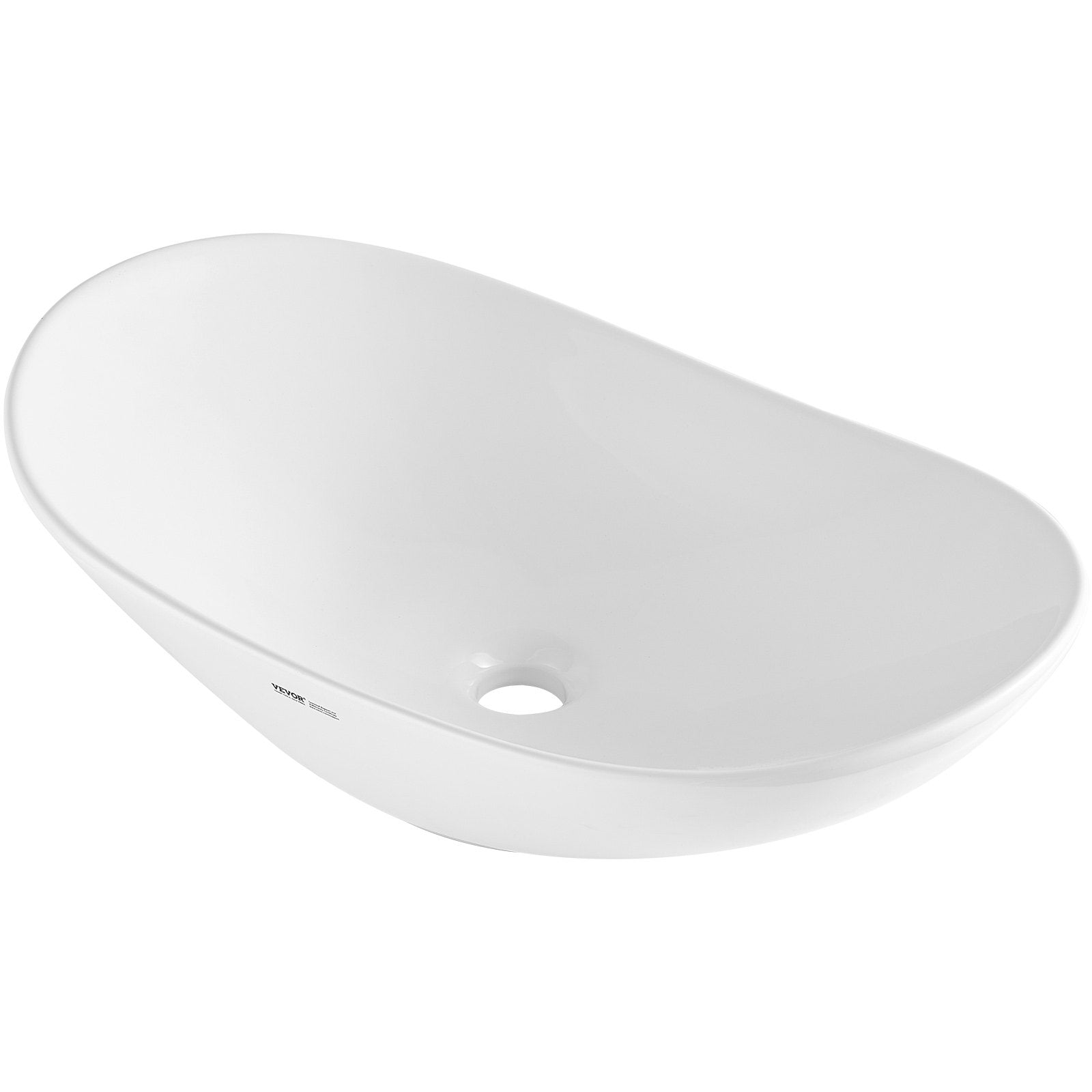 Ovalus keraminis praustuvas VEVOR RS1196, 59 cm