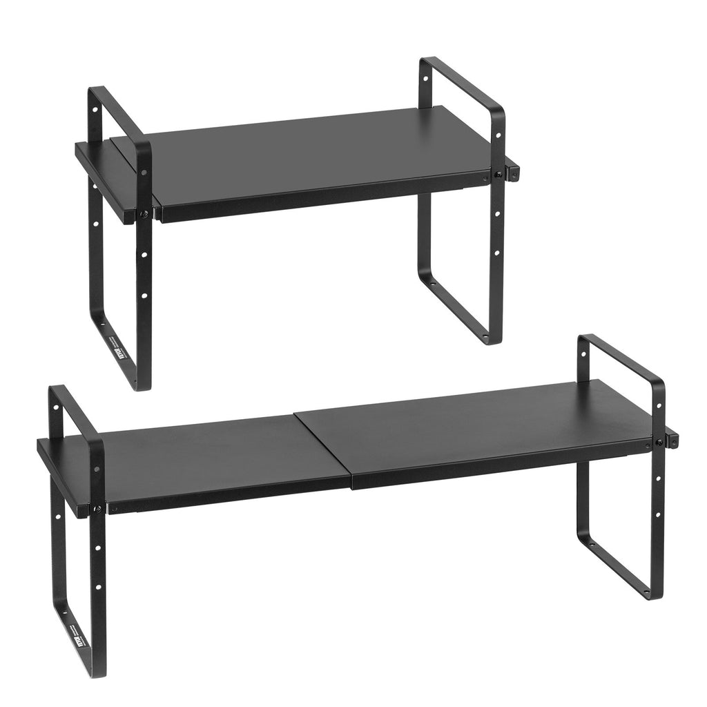 Virtuvės spintelės lentynų organizatorius VEVOR LX-P9373, reguliuojamas ilgis 40,5–65 cm