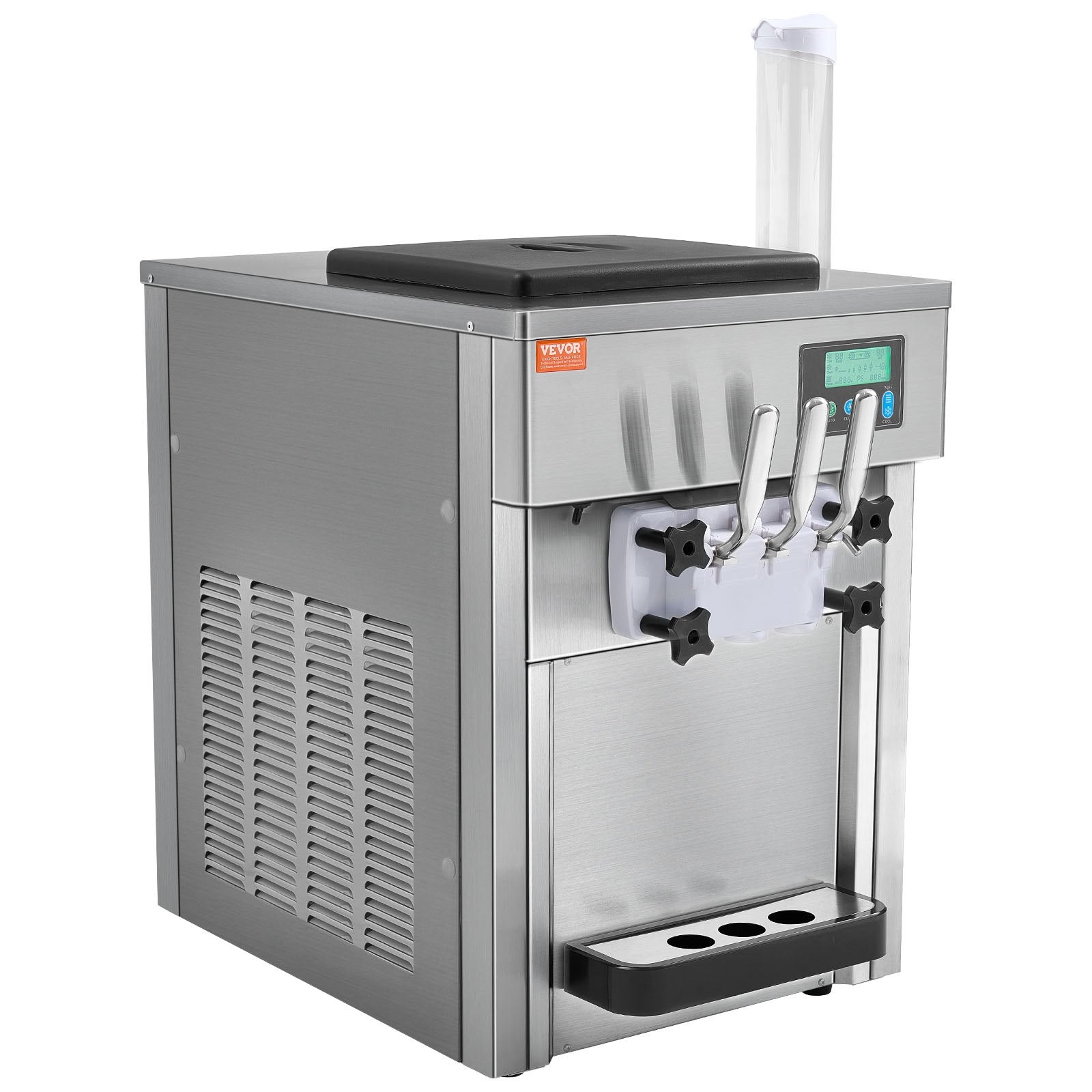Pramoninis minkštų ledų aparatas VEVOR BQL-7220T, 1800W