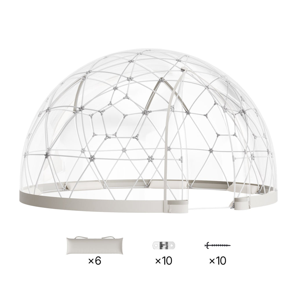 Sodo kupolas VEVOR GB-DOME-9.5, 2,9 m skersmens