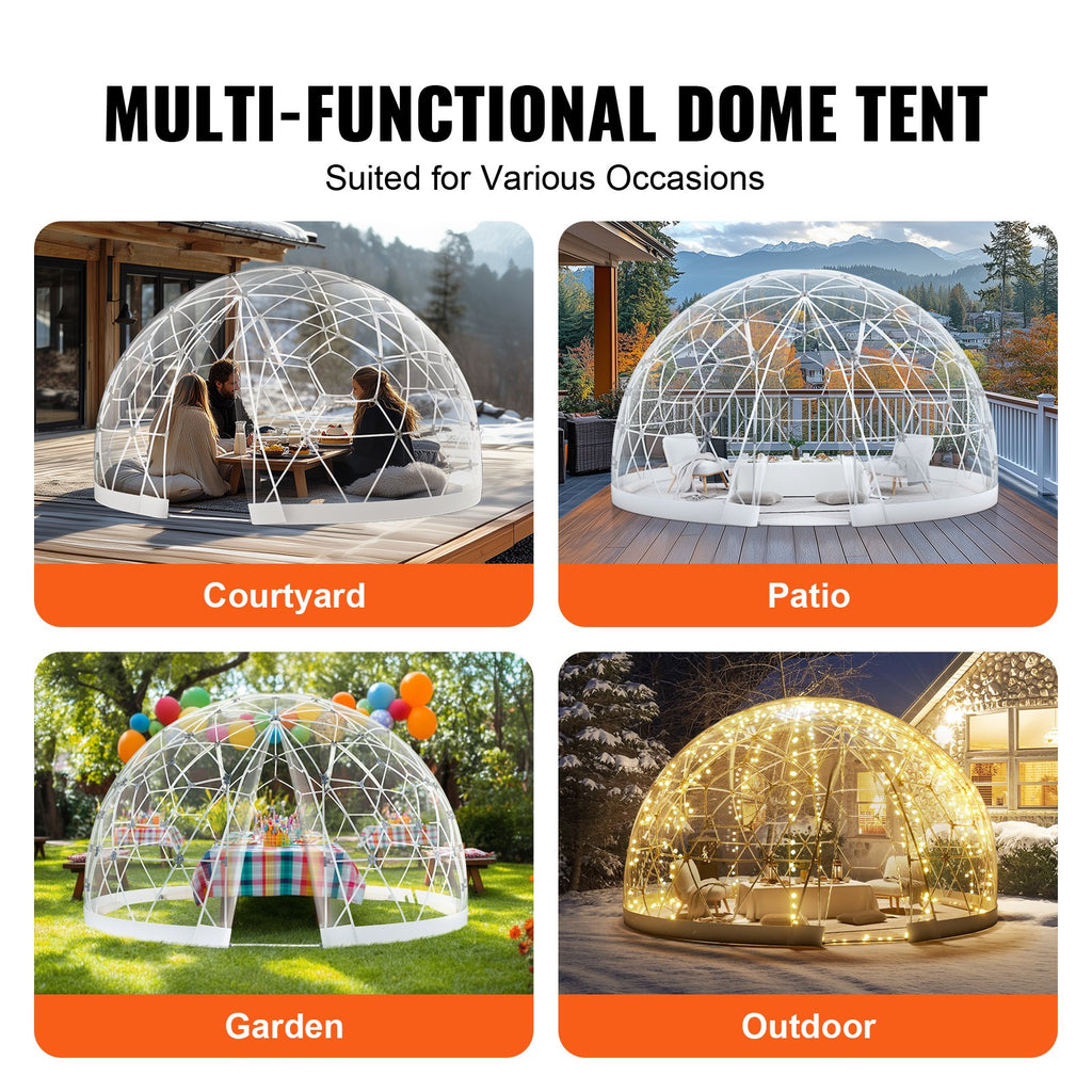 Kupolinė palapinė VEVOR GB-DOME-9.5, 2,9 m skersmens