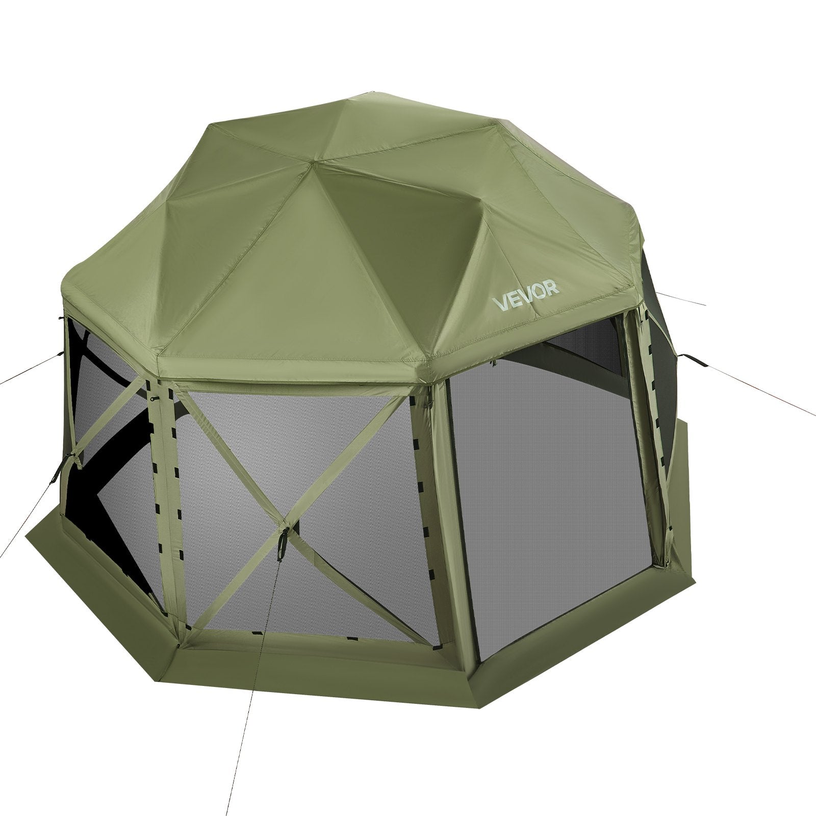 Iššokanti pavėsinė-palapinė su tinkleliu VEVOR YR13X13, 3,96 x 3,96 m