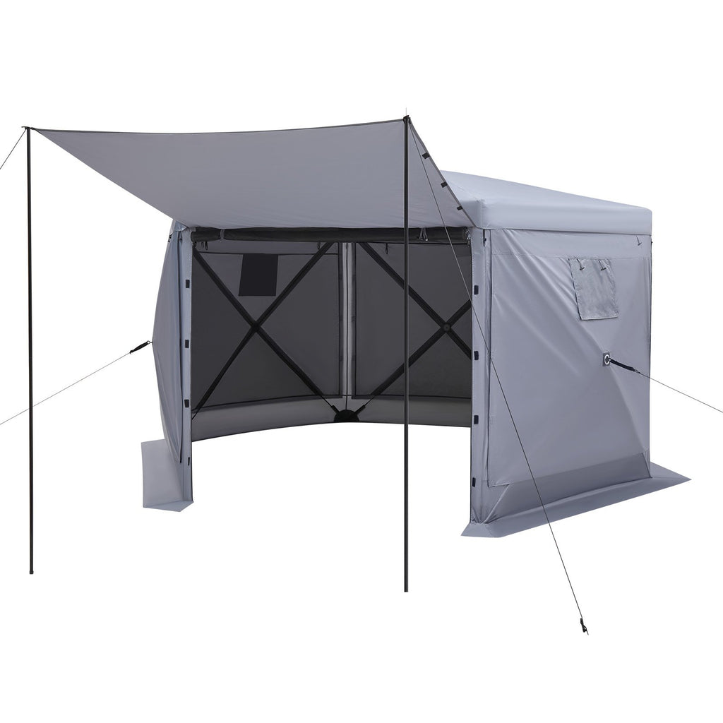 Greito surinkimo pavėsinė-palapinė VEVOR FY12X12, 3,6 x 3,6 m
