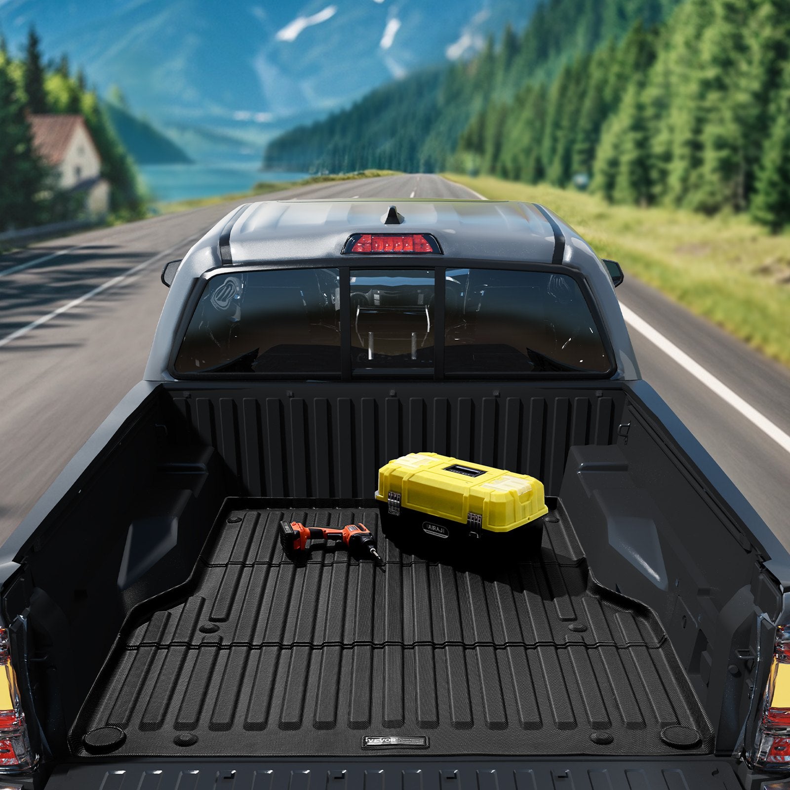 Pikapo kėbulo kilimėlis VEVOR Toyota Tacoma (2005-2023), 5 pėdų kėbului
