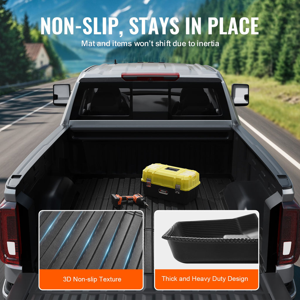 Pikapo kėbulo kilimėlis VEVOR Chevrolet Silverado / GMC Sierra 1500, skirtas 1,75 m (5.8 ft) kėbului