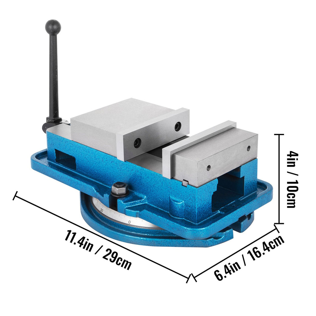 Frezavimo spaustuvai VEVOR 80 mm, 360° pasukamas pagrindas