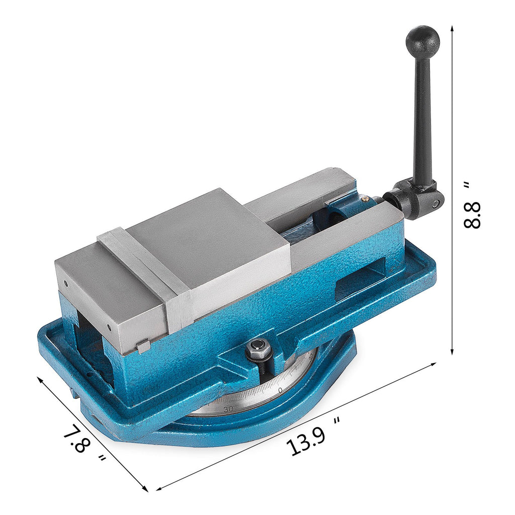 Preciziniai frezavimo staklių spaustuvai VEVOR Accu Lock, 100 mm