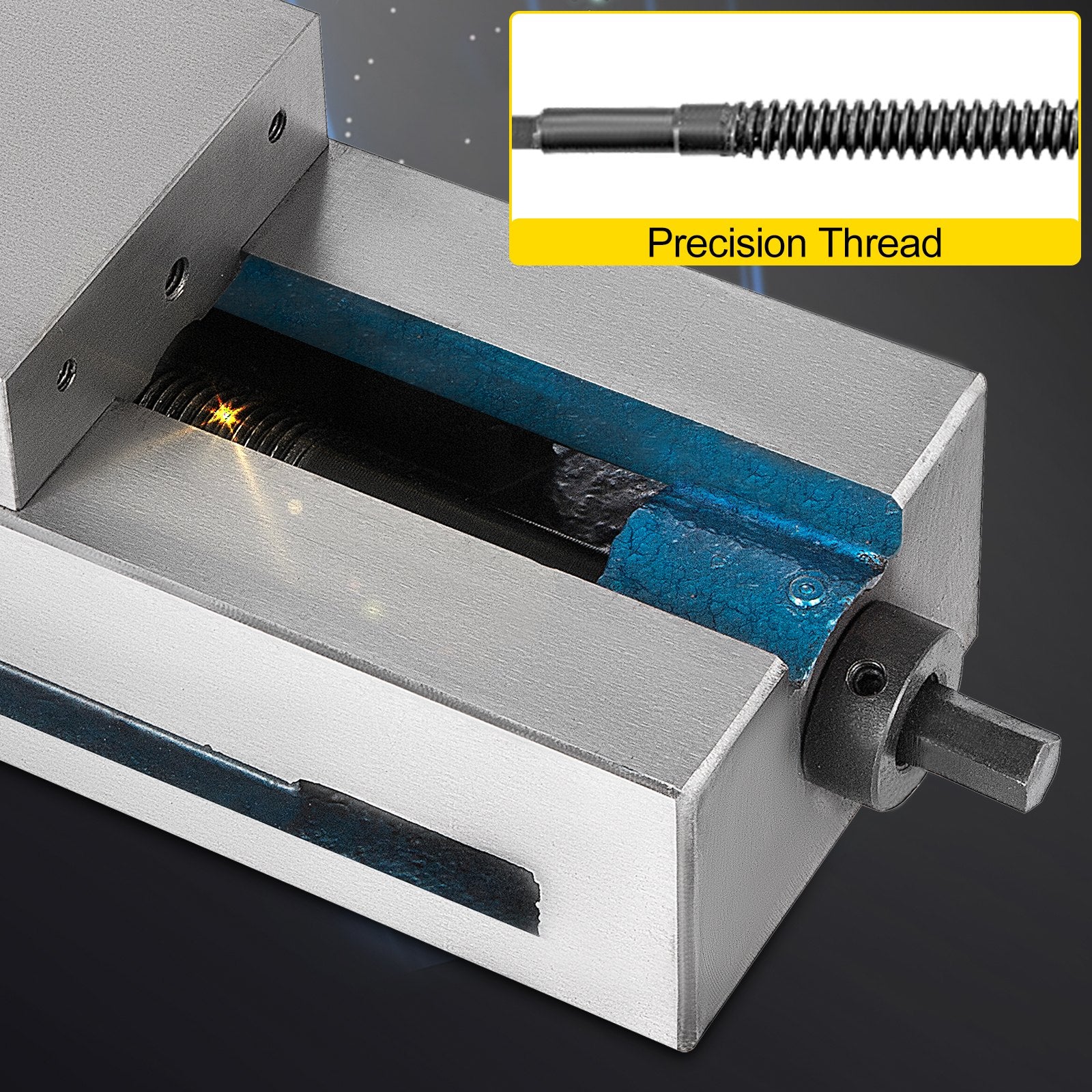 Staklių spaustuvai VEVOR High Precision, 100 mm žiočių plotis