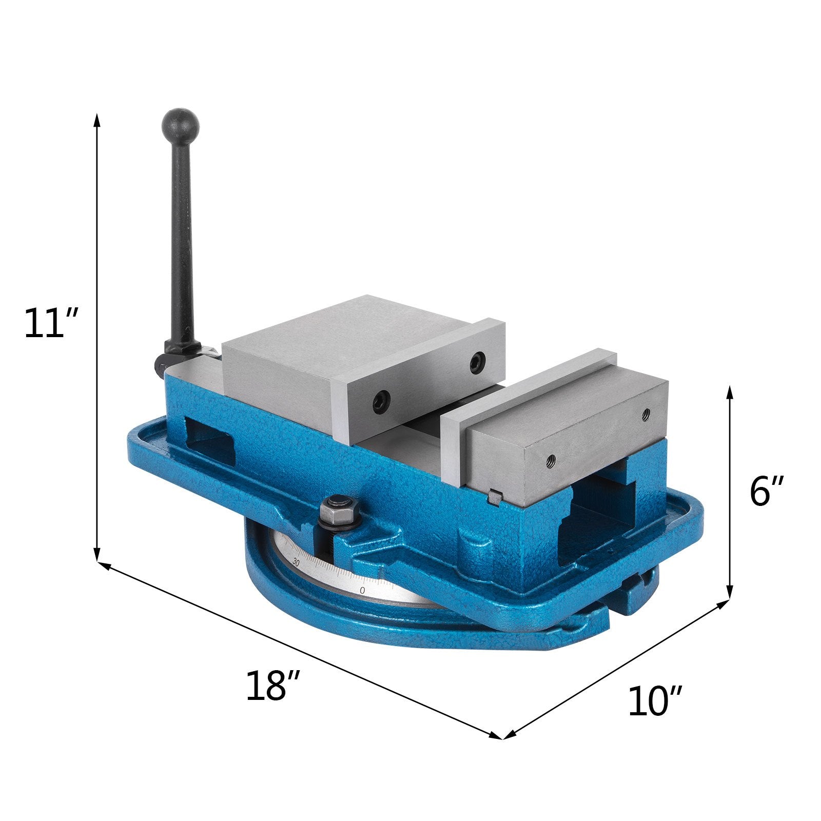 Frezavimo spaustuvai VEVOR, 160 mm žiočių plotis