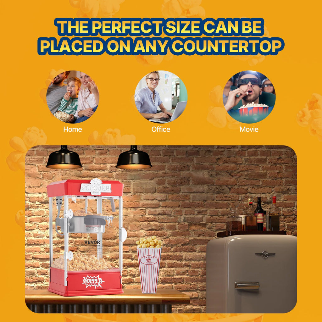 Popcorn gaminimo aparatas VEVOR 6077, 480W
