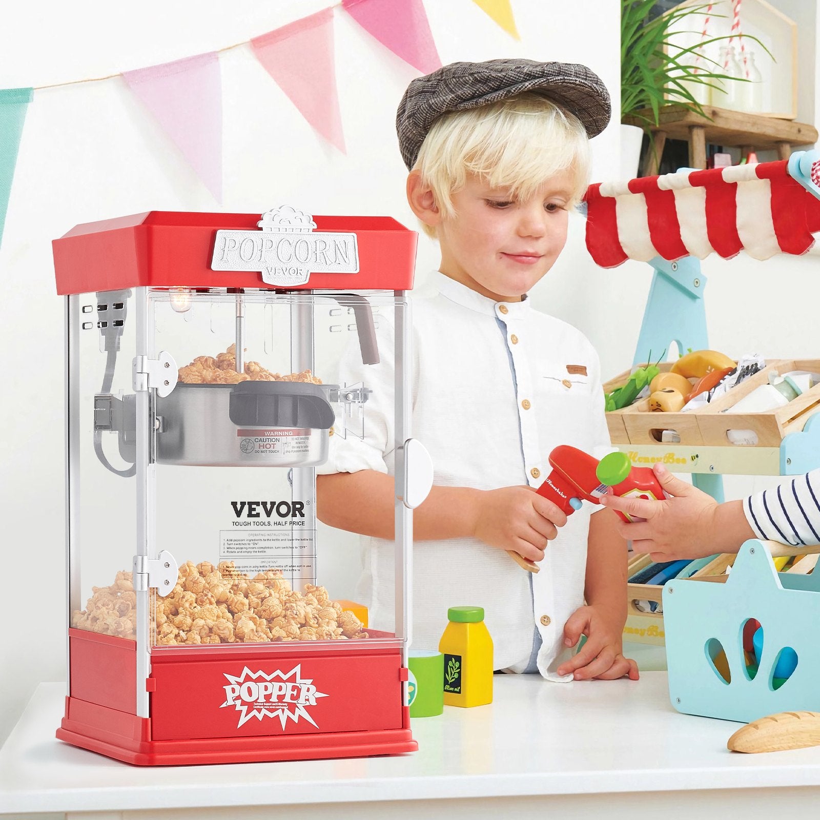 Popcorn gaminimo aparatas VEVOR 6077, 480W