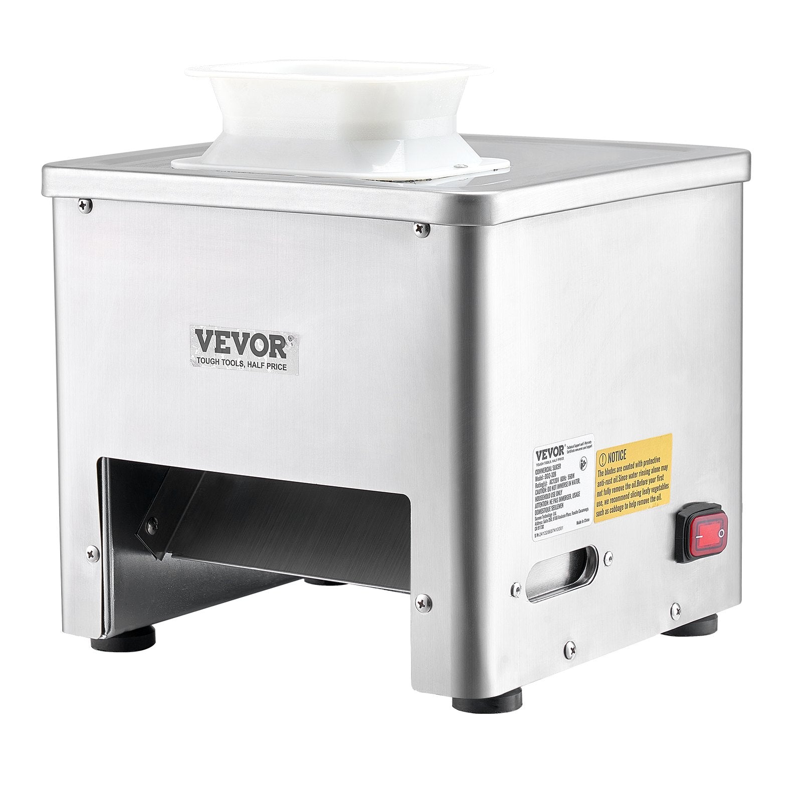 Elektrinė mėsos pjaustyklė VEVOR DGQ-32B, 550 W