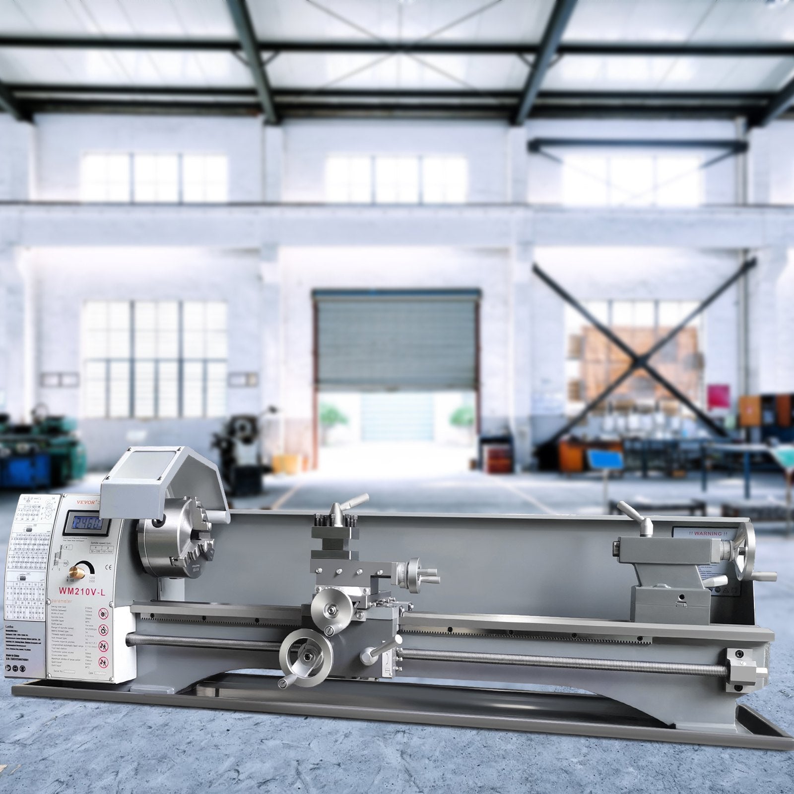 Metalo tekinimo staklės VEVOR WM210V-L, 750W
