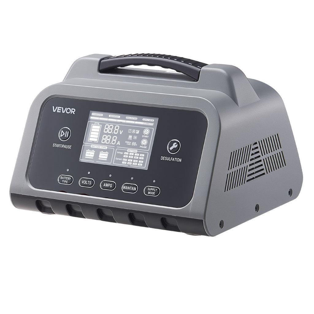Išmanusis akumuliatorių įkroviklis VEVOR XFH-SS03, 20A, 6V/12V/24V