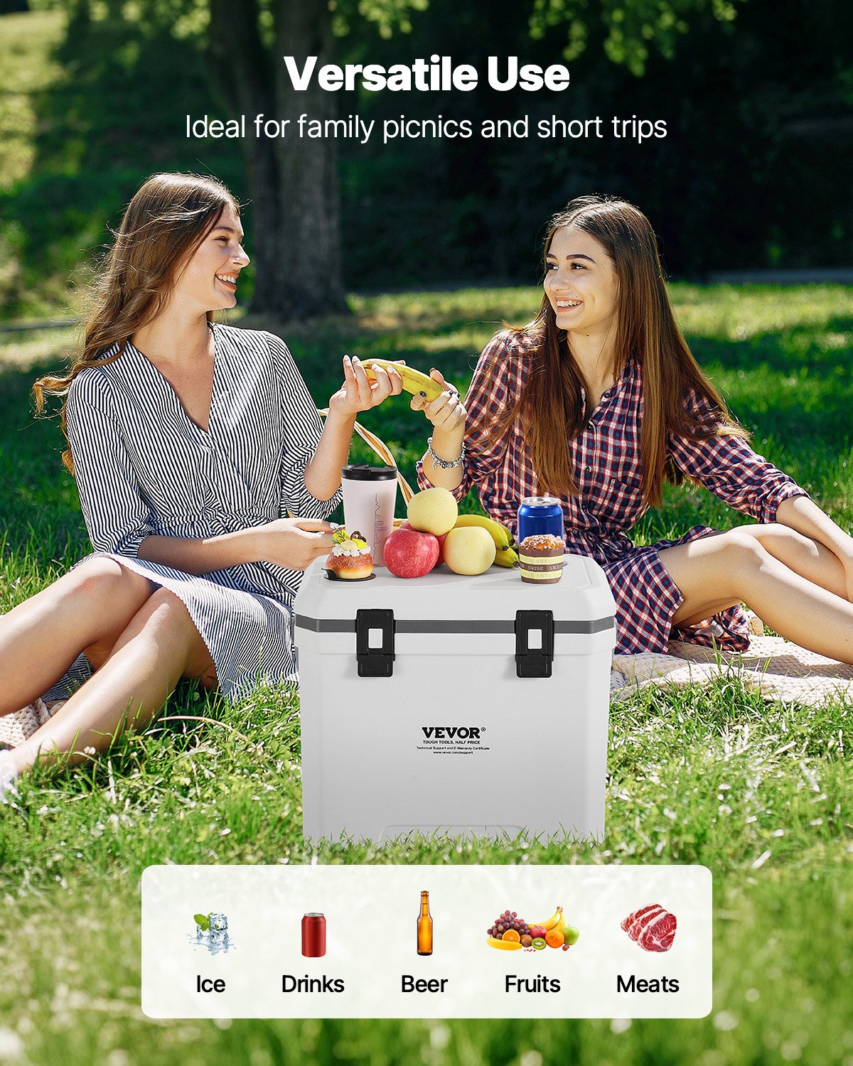Nešiojamas šaltkrepšis VEVOR JWK-23008, 36 l talpa