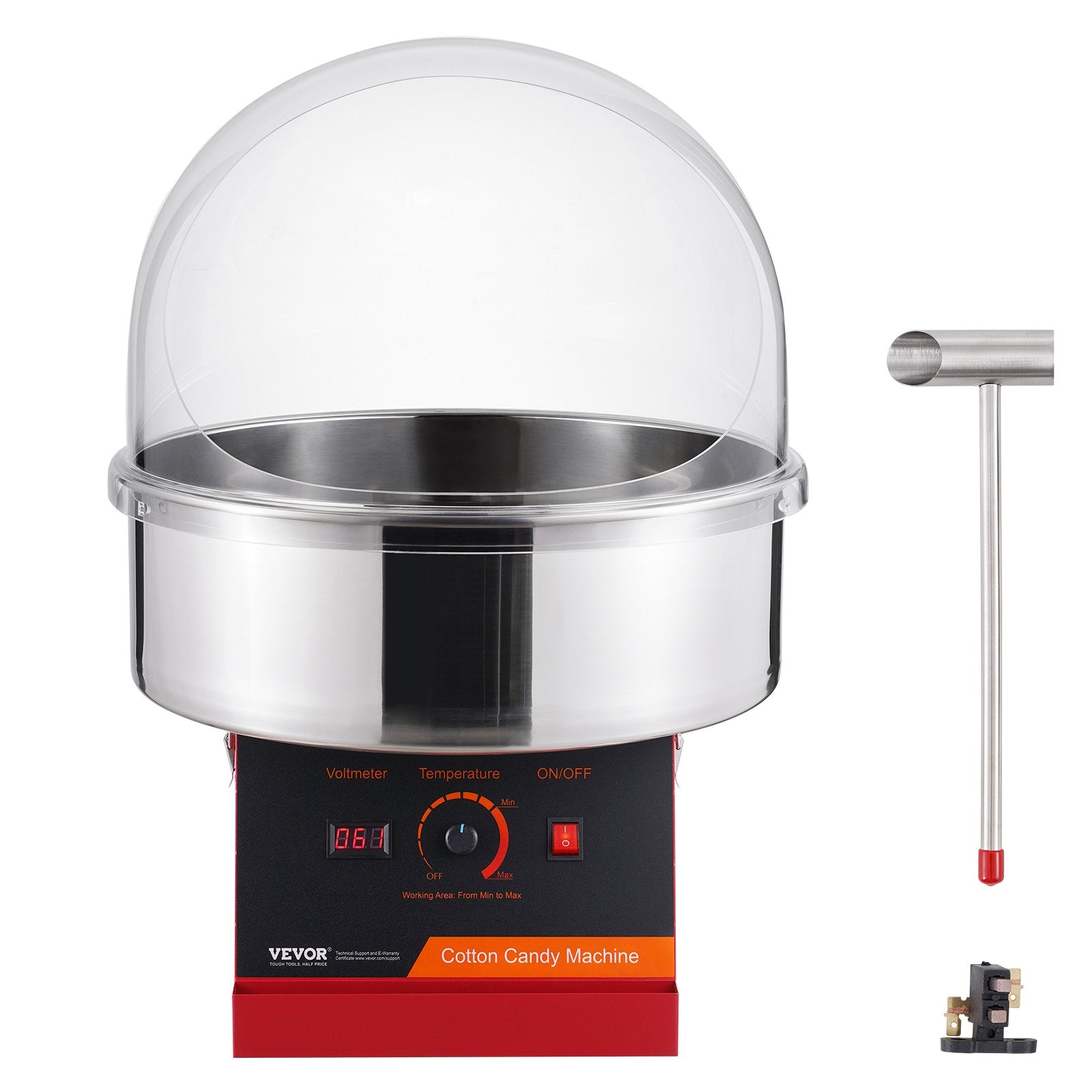 Cukraus vatos gaminimo aparatas VEVOR MHTJXM01H, 1000W