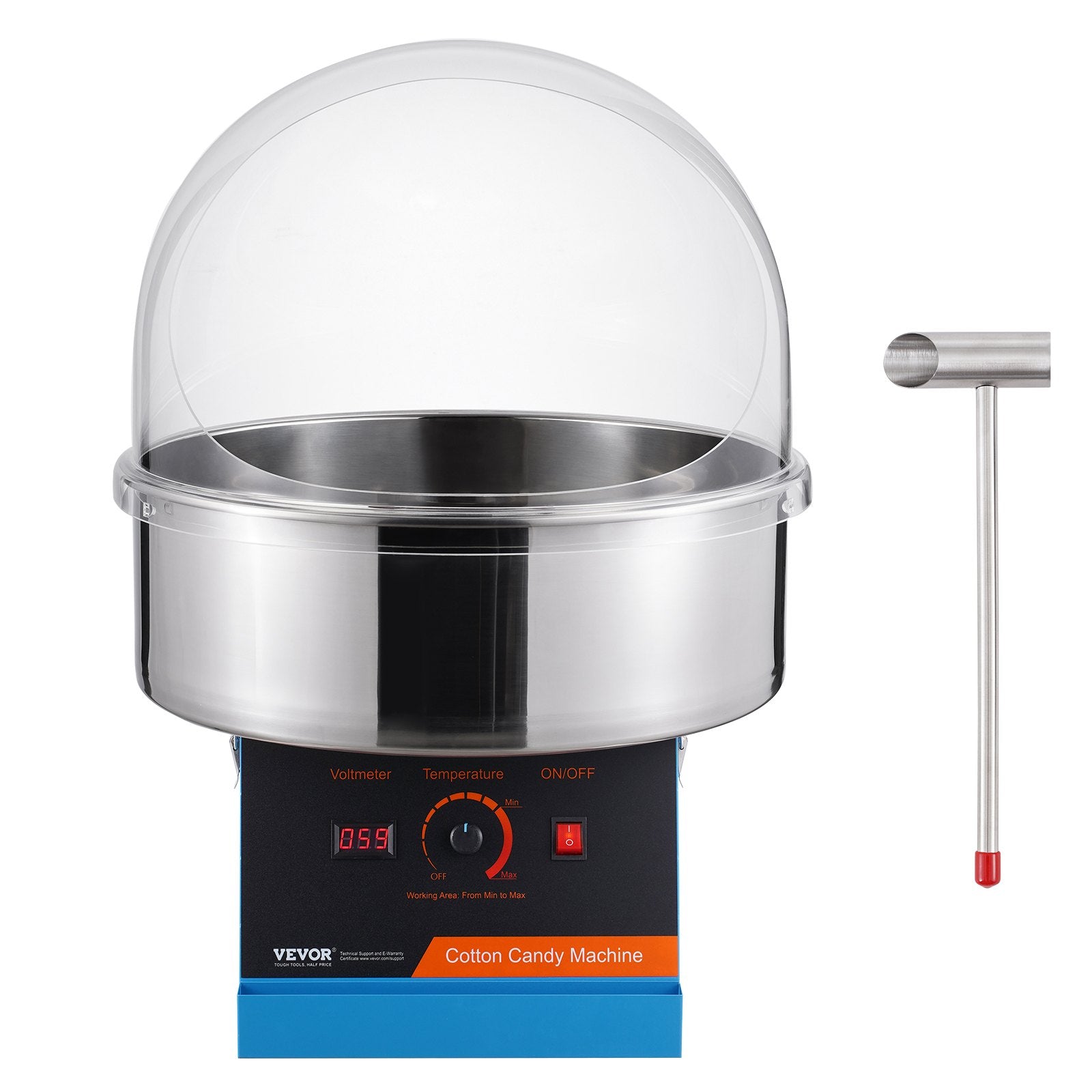 Cukraus vatos gaminimo aparatas VEVOR MHTJXM01L, 1000 W