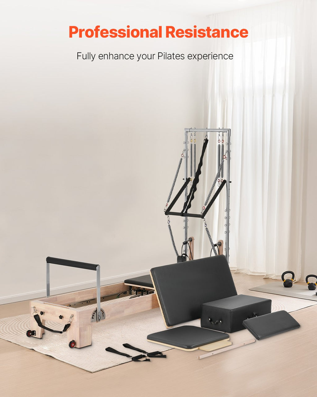 Pilateso treniruoklis VEVOR S800-X-B, iki 181 kg apkrova