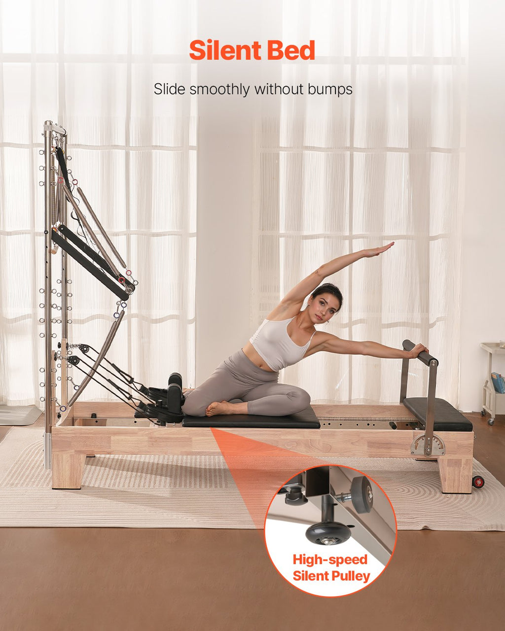 Pilateso treniruoklis VEVOR S800-X-B, iki 181 kg apkrova