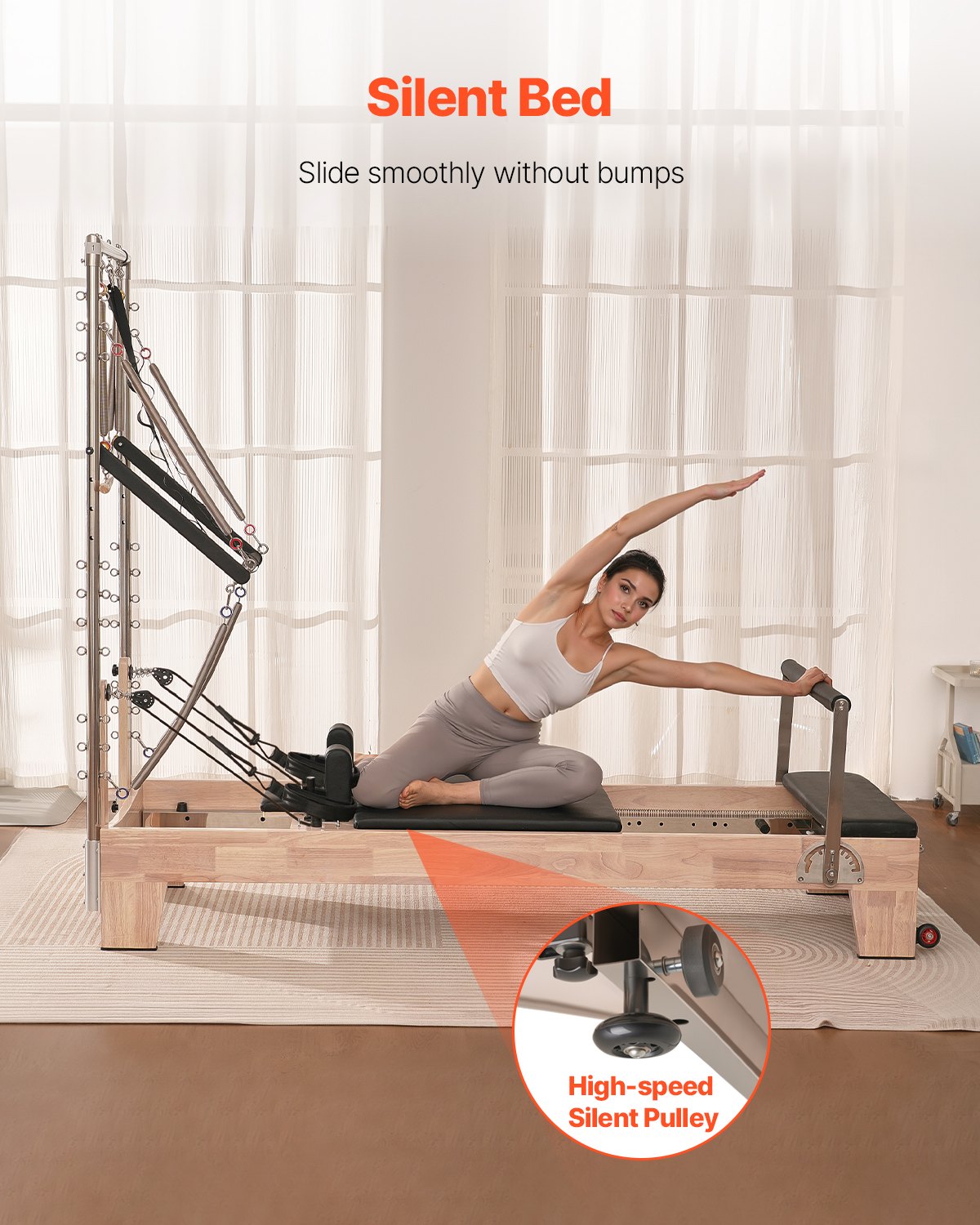 Pilateso treniruoklis VEVOR S800-X-B, iki 181 kg apkrova