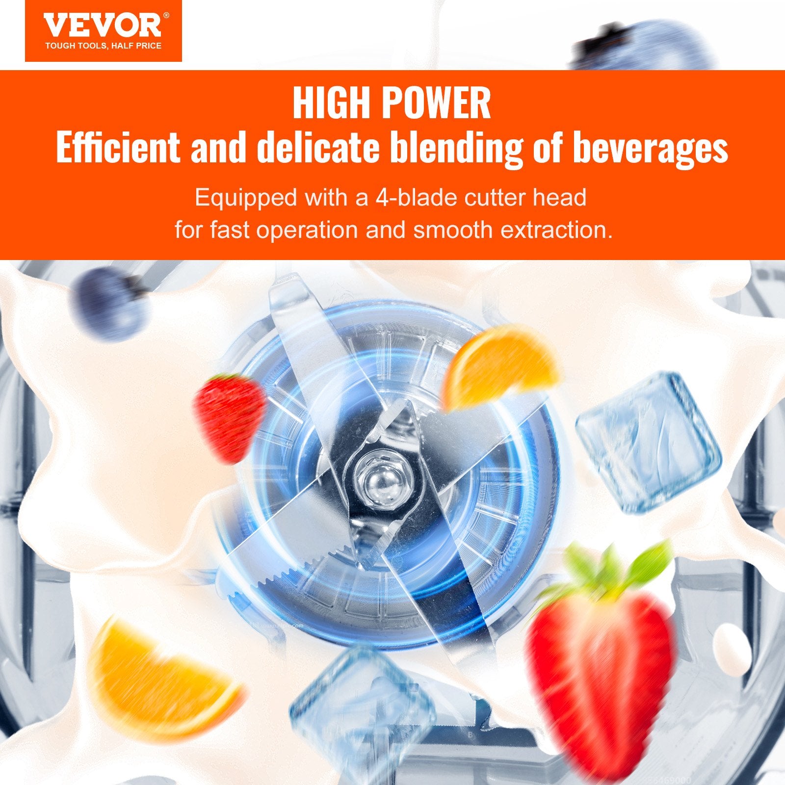 Profesionalus trintuvas VEVOR HS-210D-US, 2200 W