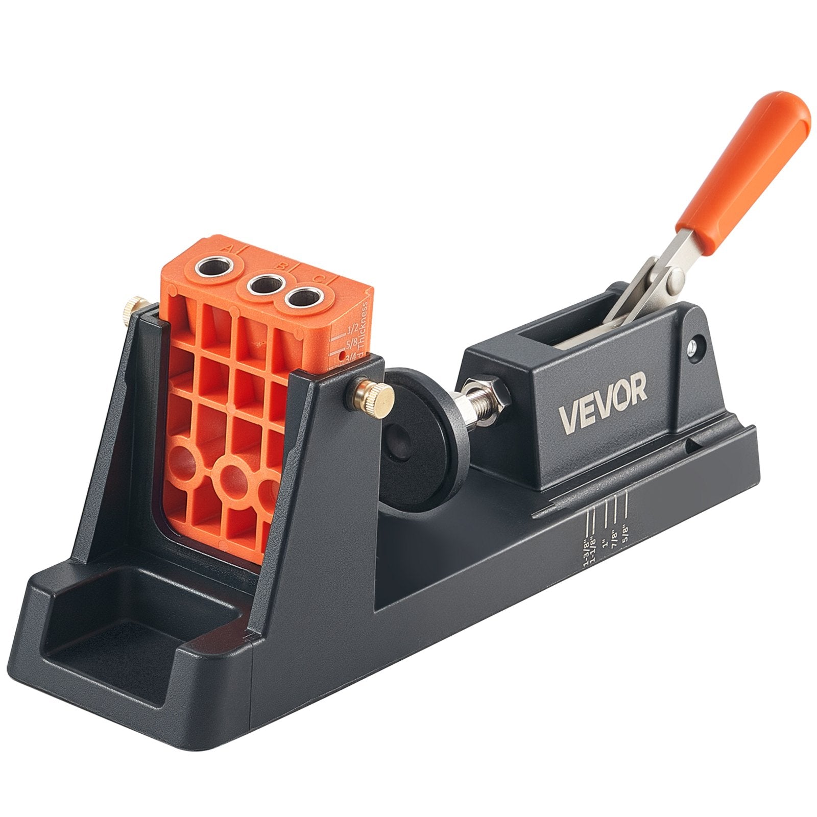 Kišeninių skylių gręžimo šablonas VEVOR XK2-2504, 12,7–38,1 mm reguliavimas