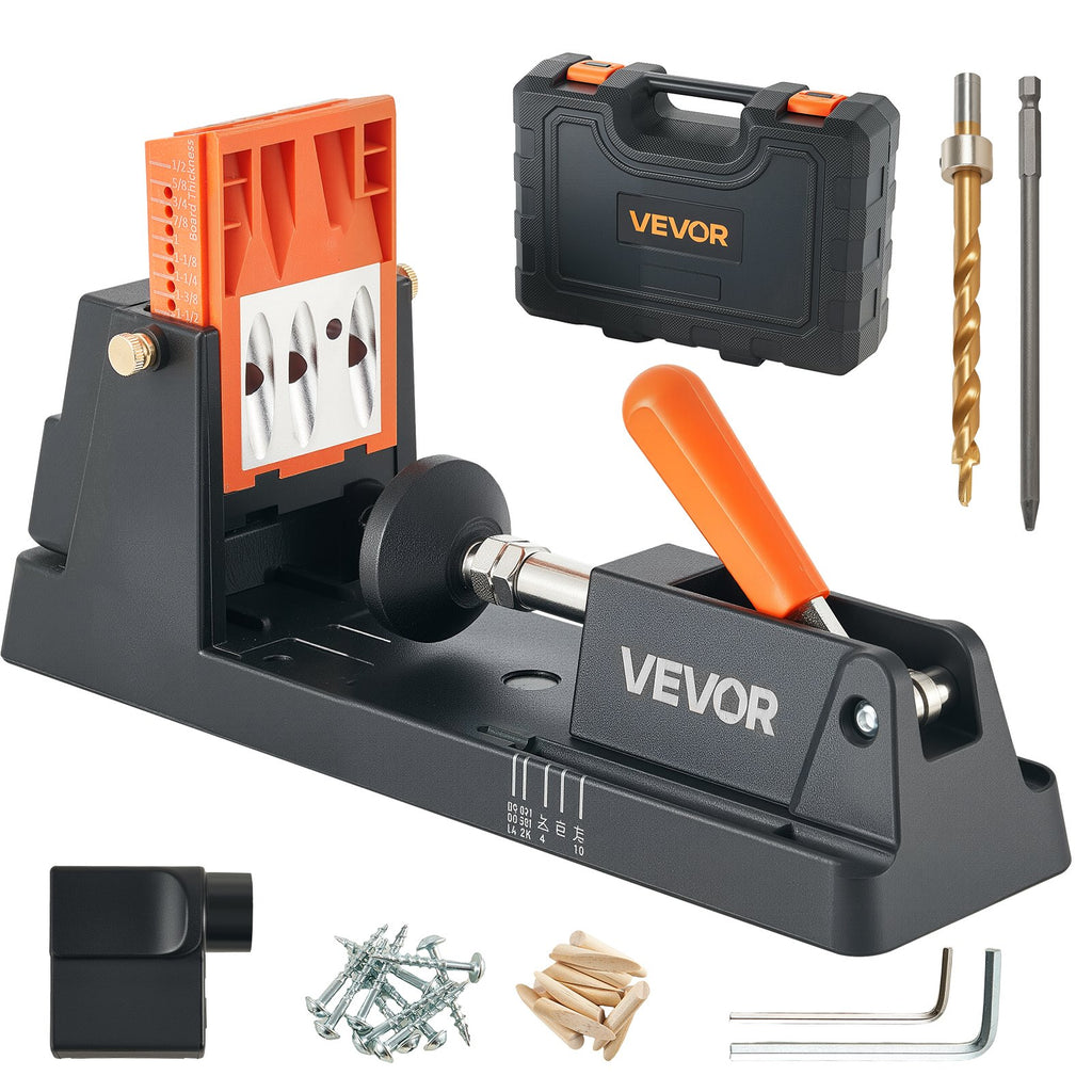 Kišeninių skylių gręžimo šablonas VEVOR XK2-2504, 12,7–38,1 mm reguliavimas