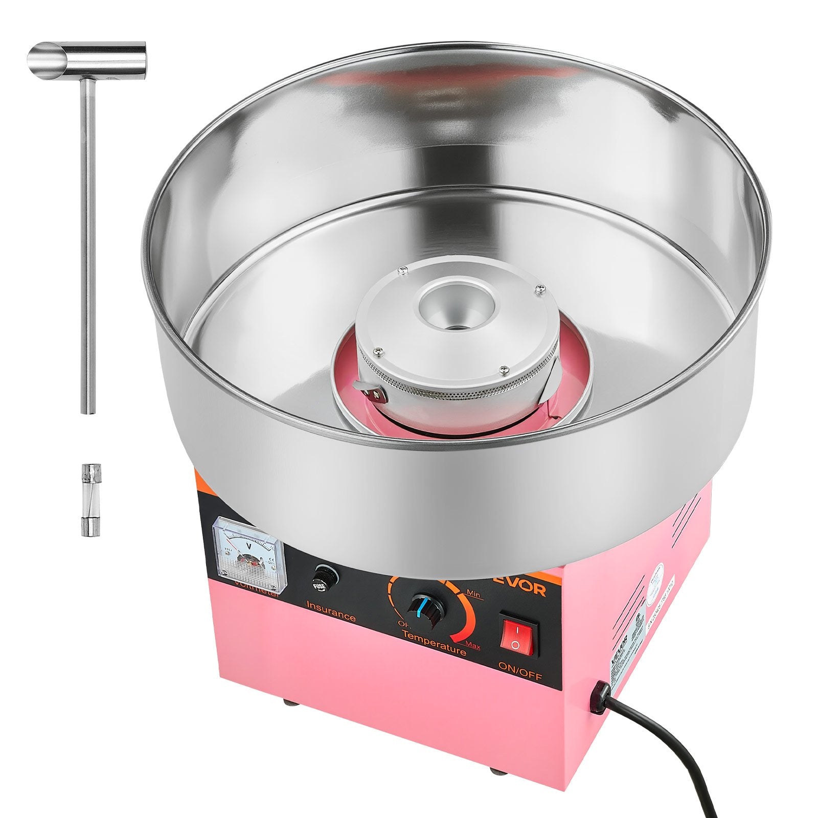 Cukraus vatos gaminimo aparatas VEVOR MHTJJPZYO1-3S, 1000 W