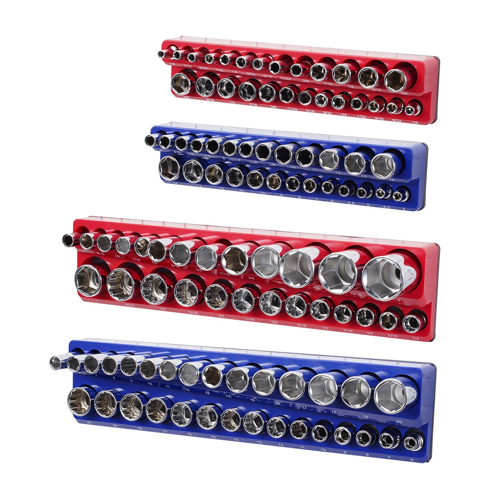 Magnetinis galvučių laikiklių rinkinys VEVOR QJ7333-4pc, 4 vnt.