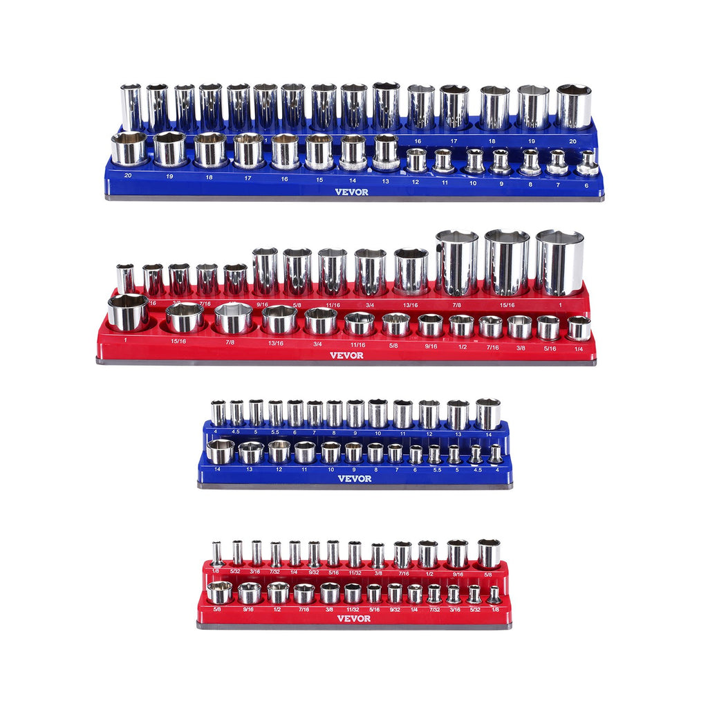 Magnetinis galvučių laikiklių rinkinys VEVOR QJ7333-4pc, 4 vnt.