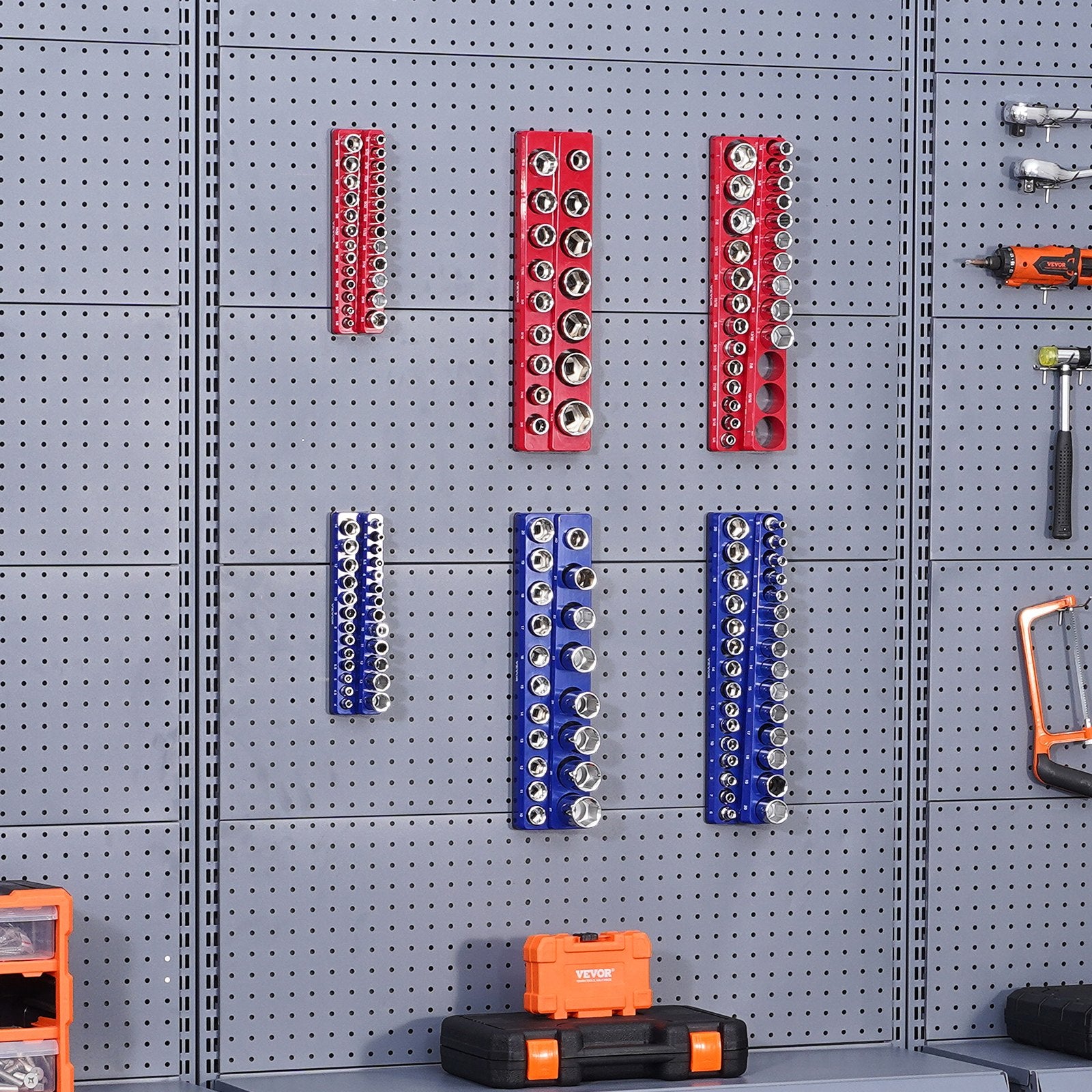 Magnetinių galvučių laikiklių rinkinys VEVOR QJ7333-6pc, 6 dalių