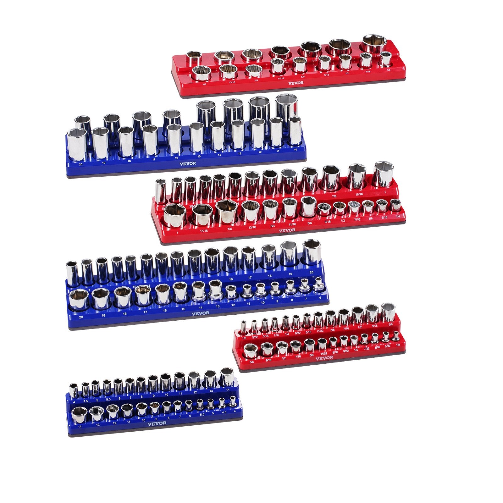 Magnetinių galvučių laikiklių rinkinys VEVOR QJ7333-6pc, 6 dalių