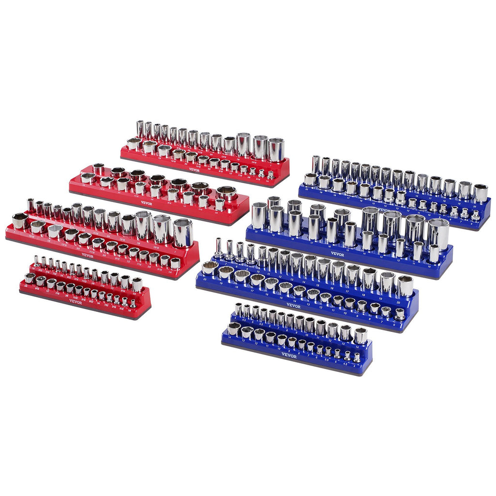 Magnetinis galvučių laikiklių rinkinys VEVOR QJ7333-8pc, 8 dalių