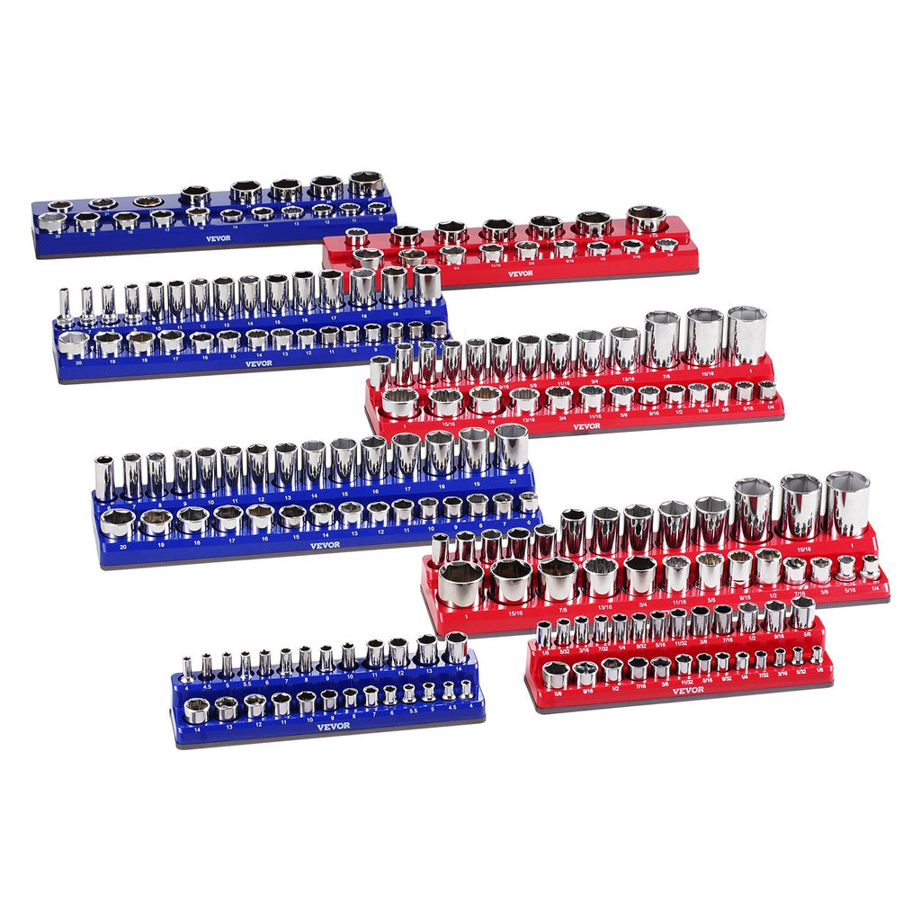 Magnetinis galvučių laikiklių rinkinys VEVOR QJ7333-8pc, 8 dalių