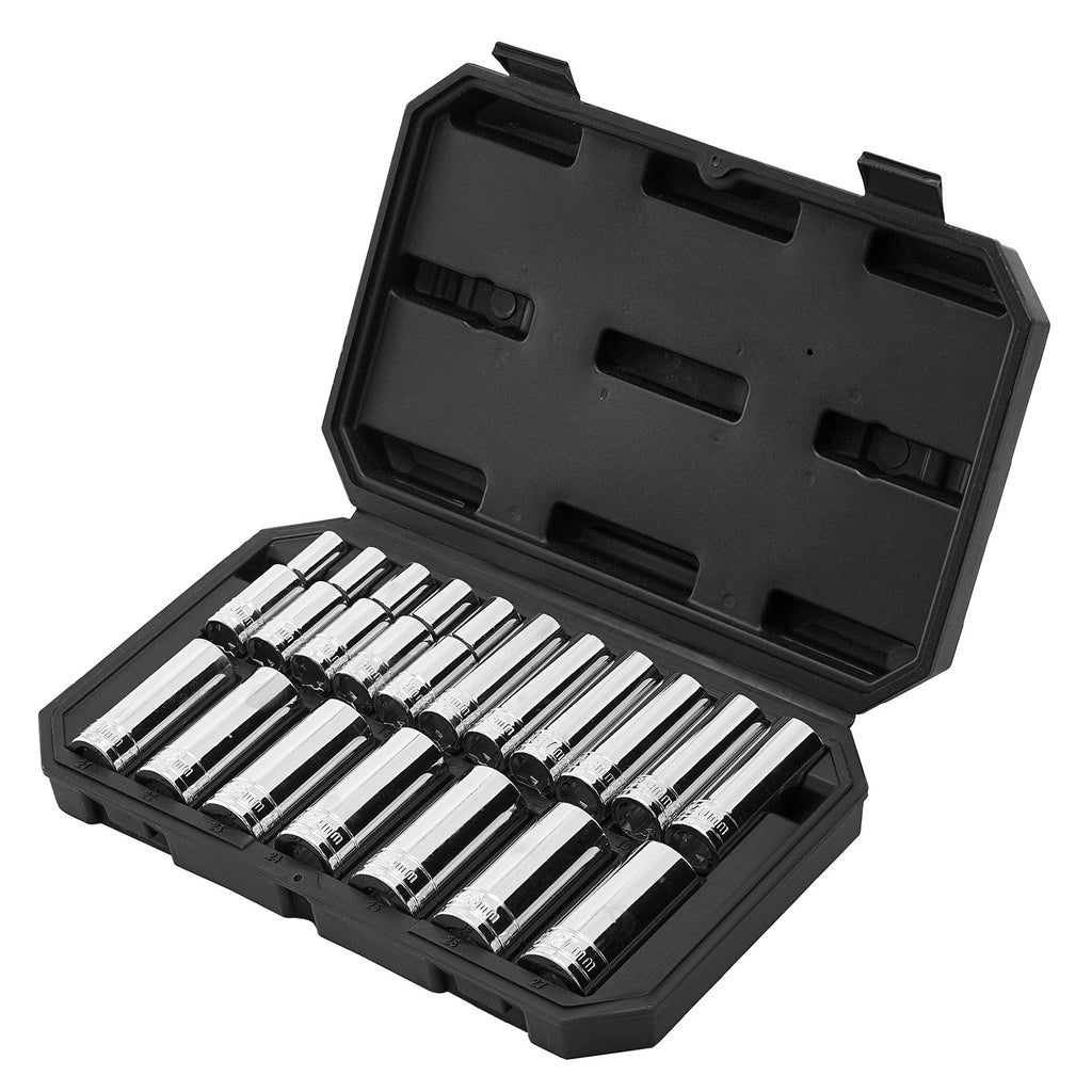 Galvučių raktų rinkinys VEVOR XL3275, 18 dalių