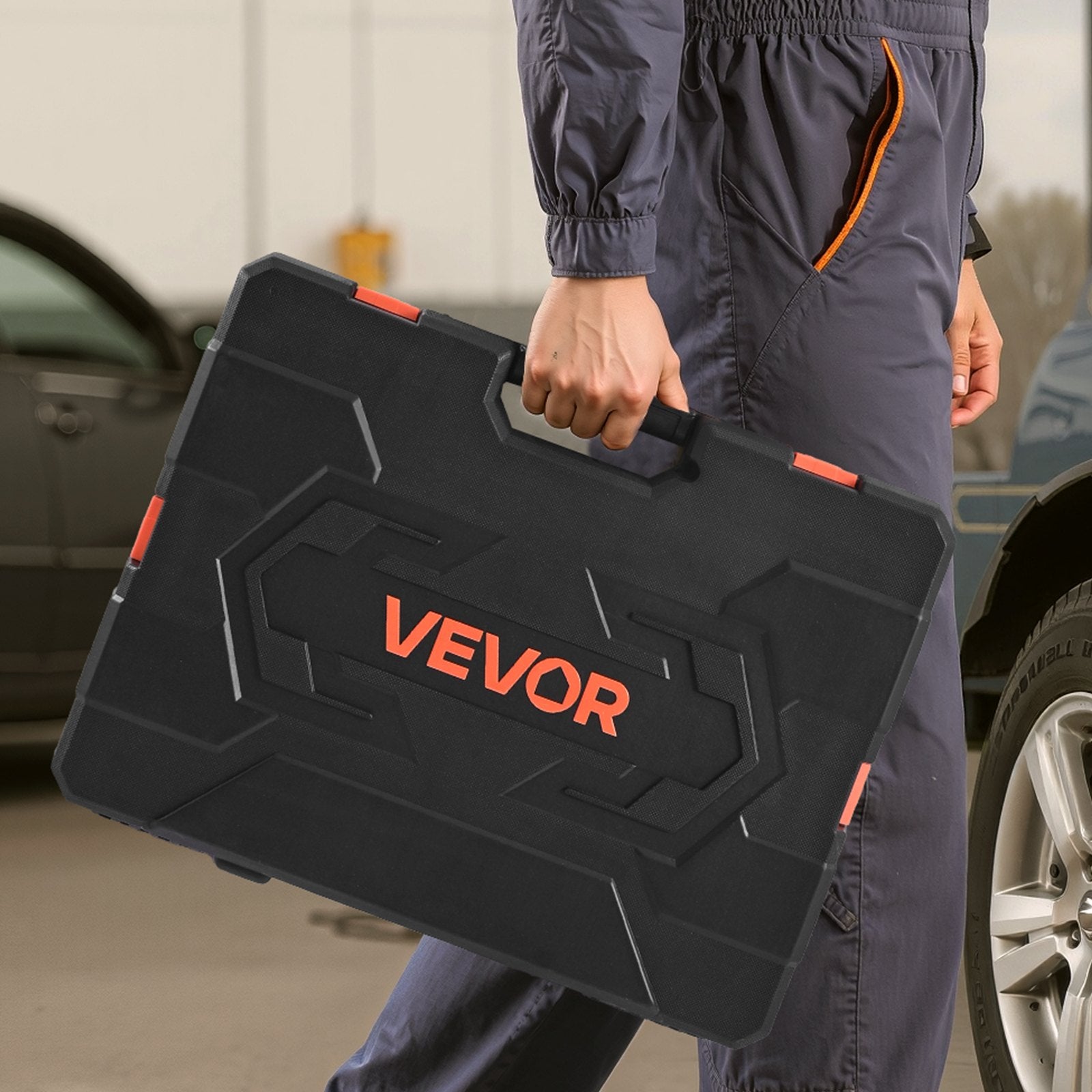 Galvučių ir raktų rinkinys VEVOR XL3278, 225 dalių