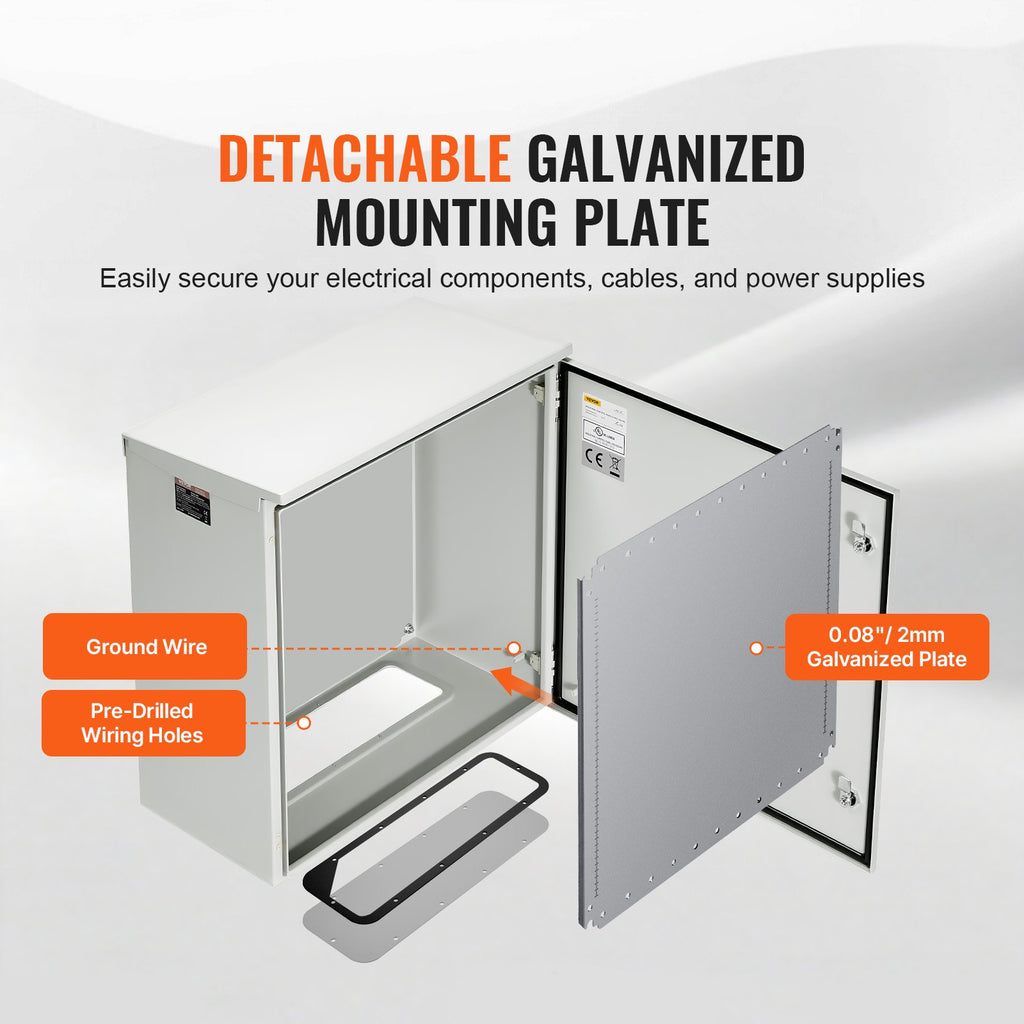 Elektros skydas VEVOR ST6 630-UL, 60x60x30 cm