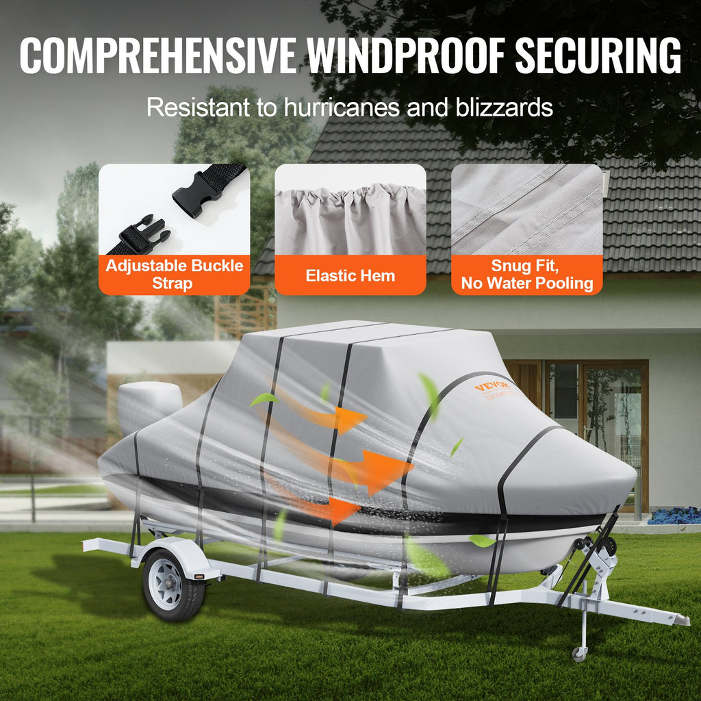 T-Top tipo valties uždangalas VEVOR SXYFQCZ20-22, 6,1–6,7 m ilgio valtims