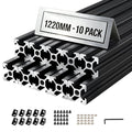 Aliuminio profilis VEVOR 2020T-122-10-H, 1220 mm, 10 vnt.