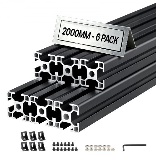Aliuminio profilis VEVOR 3030T-200-6-H, 2000 mm, 6 vnt.