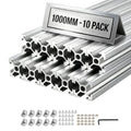 Aliuminio profilių rinkinys VEVOR 2020T-100-10-Y, 1000 mm, 10 vnt.