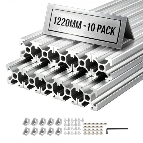 Aliuminio profilis VEVOR 2020T-122-10-Y, 1220 mm