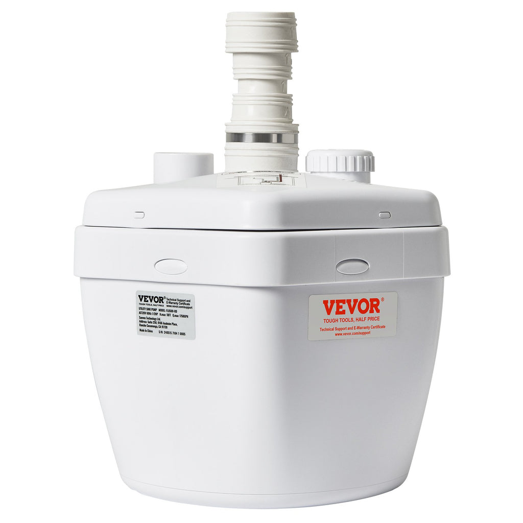 Praustuvo nuotekų siurblys VEVOR FLO500-RD, 200 W