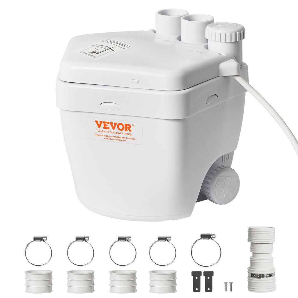 Praustuvo nuotekų siurblys VEVOR FLO500-RD, 200 W