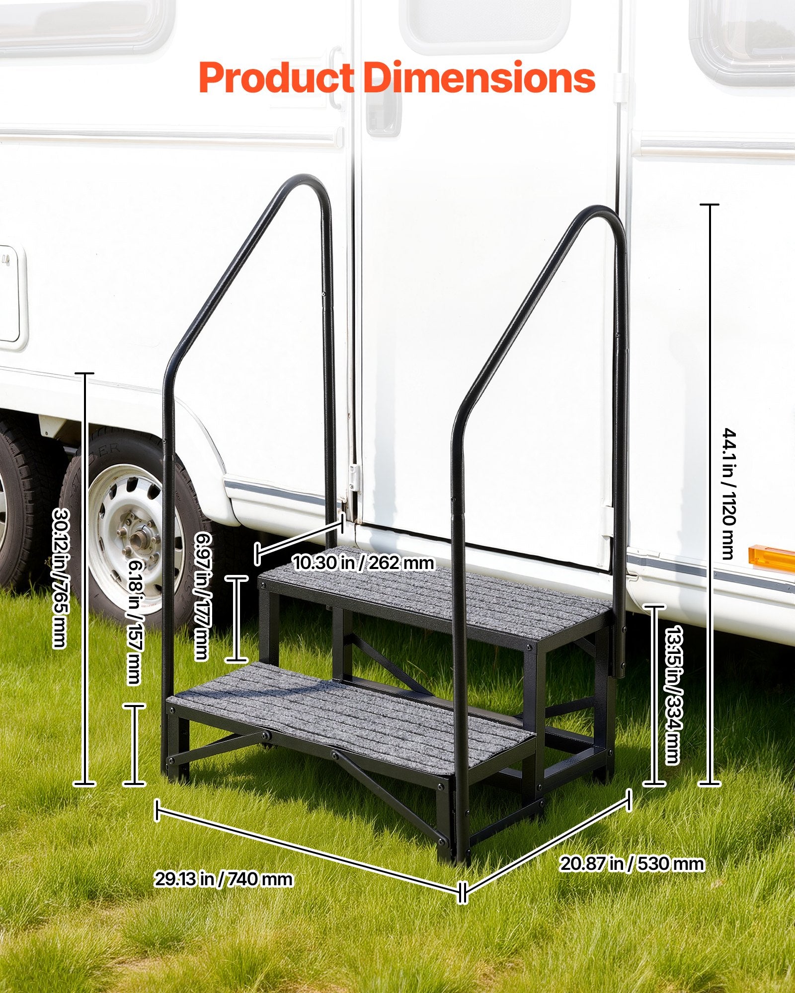 RV laipteliai VEVOR HXTJSFT-2, 300 kg keliamoji galia