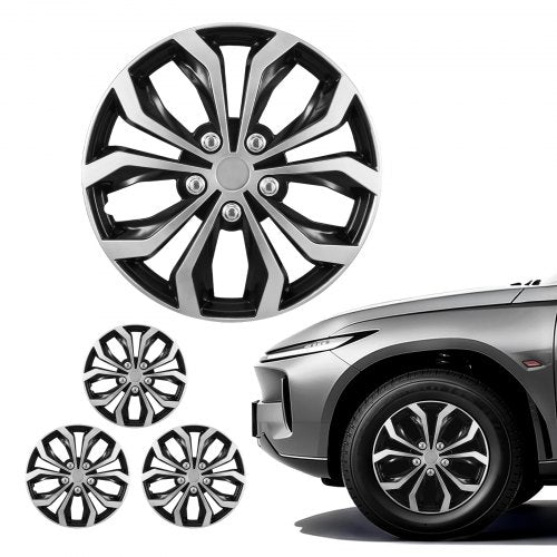 Automobilio ratų gaubtai VEVOR T-R15-10, 15 colių, 4 vnt.