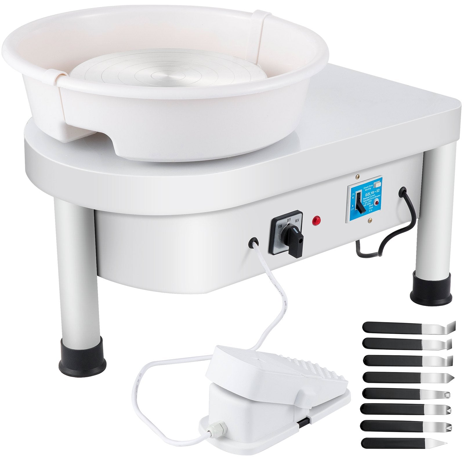 Keramikos žiedas VEVOR 25 cm, 280 W