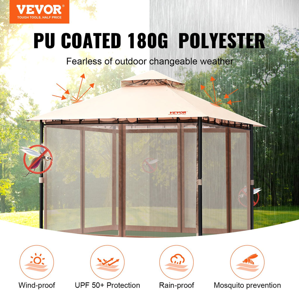 Lauko pavėsinė VEVOR KD-TY013, 3 x 3 m