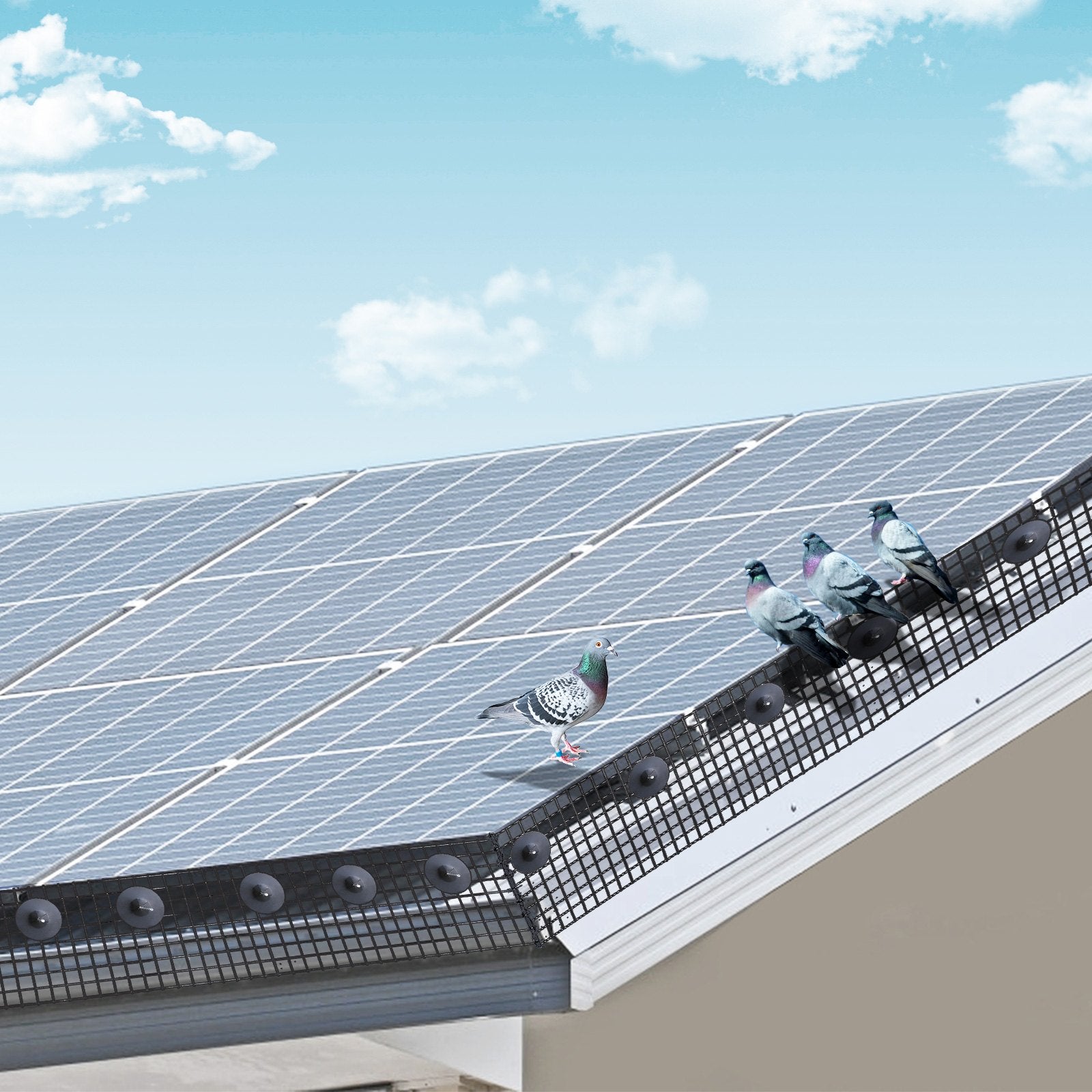 Apsauginis tinklas nuo paukščių saulės moduliams VEVOR RH-6100A, 15,24 cm x 30,48 m