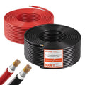 Saulės kolektorių kabelių rinkinys VEVOR 10AWG-Red/Black-L=30.5M, 30,48 m
